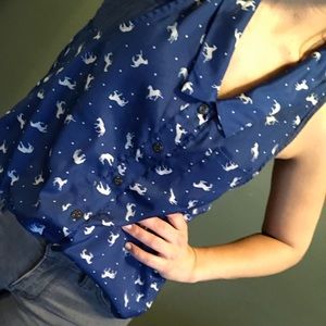 BCBGeneration sleeveless casual top